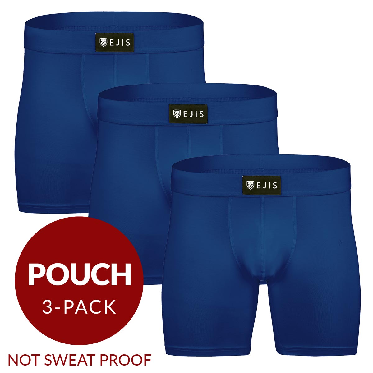 Ejis Sweat Proof Men's Boxer Briefs Micro Modal with Odor Fighting
