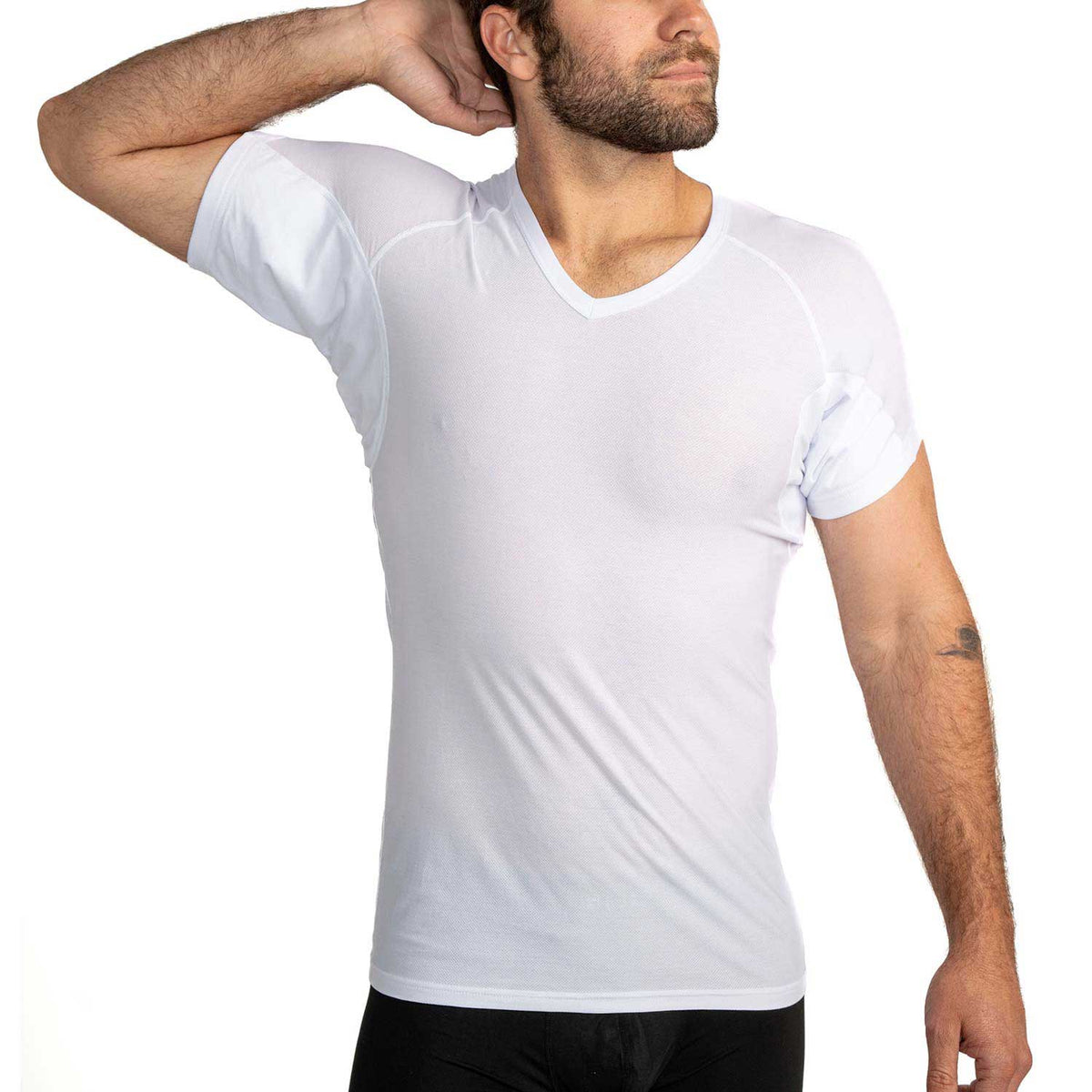 Ultra Breathable V-Neck Sweat Proof Undershirt for Men