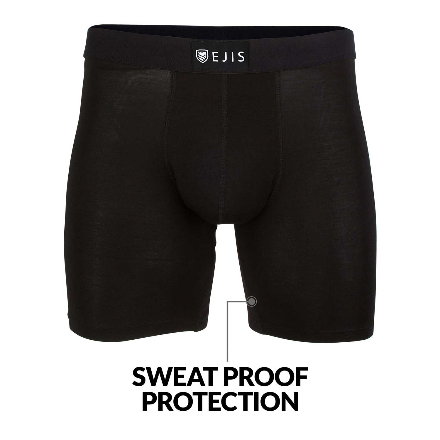 Ejis Sweat Proof Men's Boxer Briefs Micro Modal with Odor Fighting