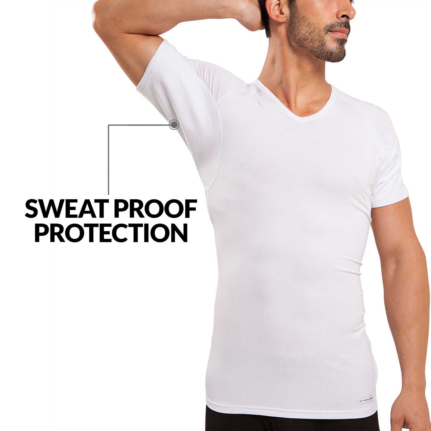 V-Neck Micro Modal Sweat Proof Undershirts For Men– Ejis